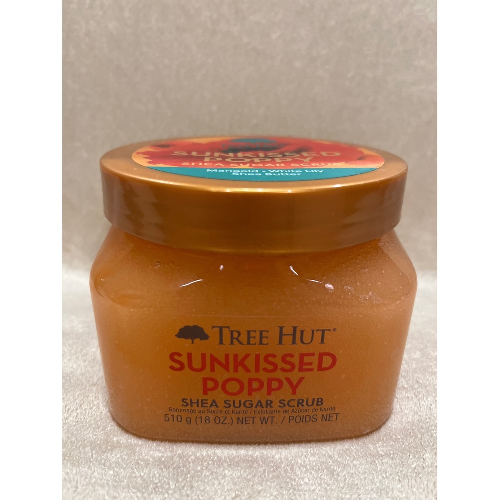 Tree Hut Sunkissed Poppy Shea Sugar Body Scrub, 18 oz